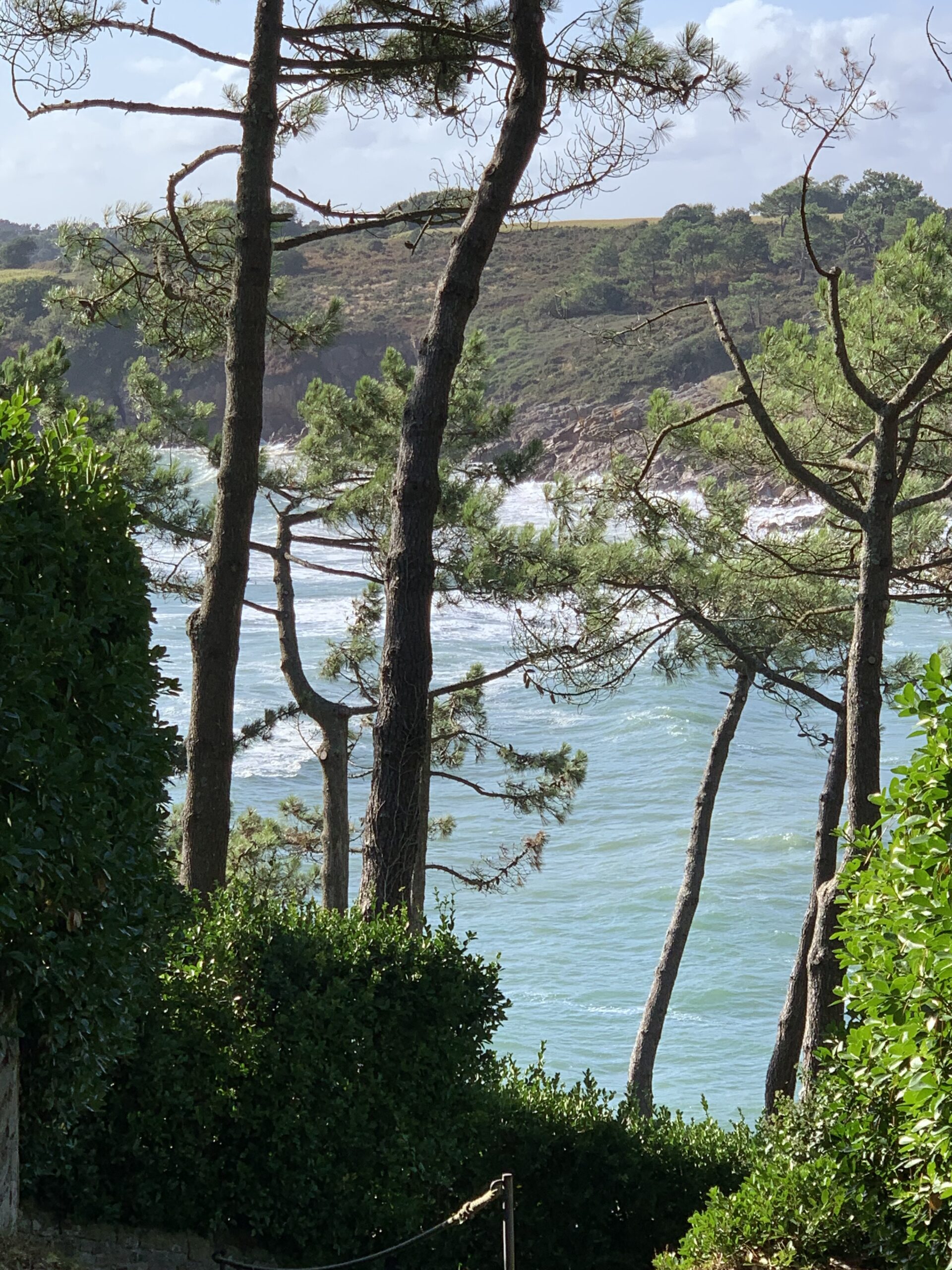vue mer balade autour de l'hôtel Carrière Sauvage Pont-Aven Bretagne