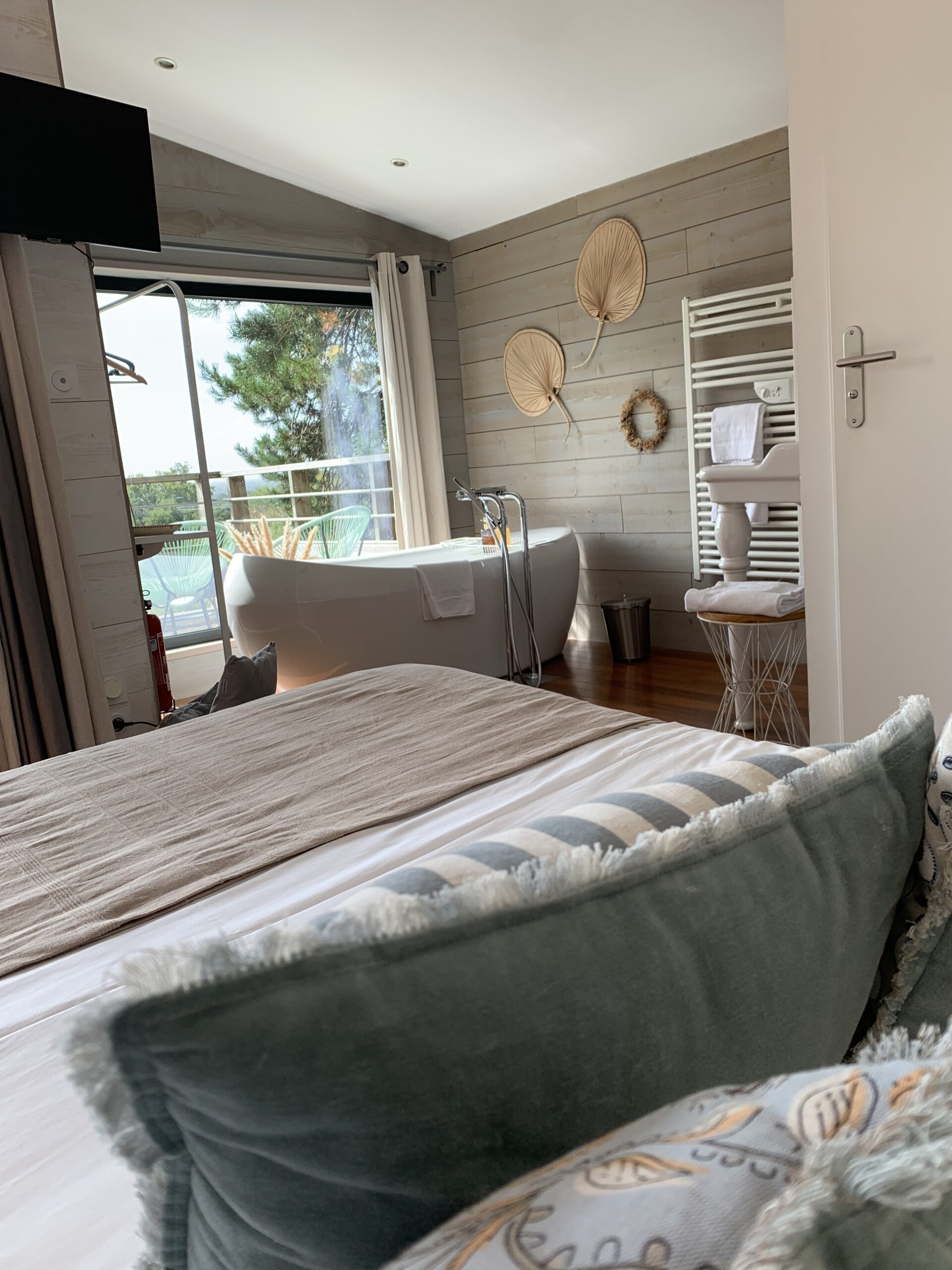 Chambre hôtel pleine nature Carrière Sauvage Pont-Aven